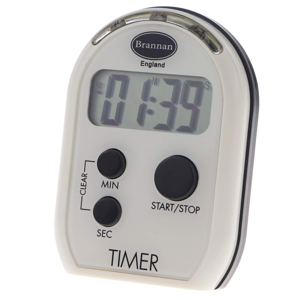 Brannan Multifunction Timer with Vibration, Audible and LED Flashing Alarms