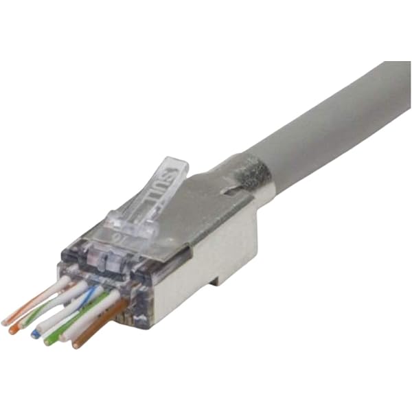 Amazon.com: Platinum Tools Ezex44 Shielded RJ45 External Ground 