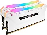 Corsair VENGEANCE RGB PRO 16GB (2x8GB) DDR4 3600 White CMW16GX4M2D3600C18W view 3