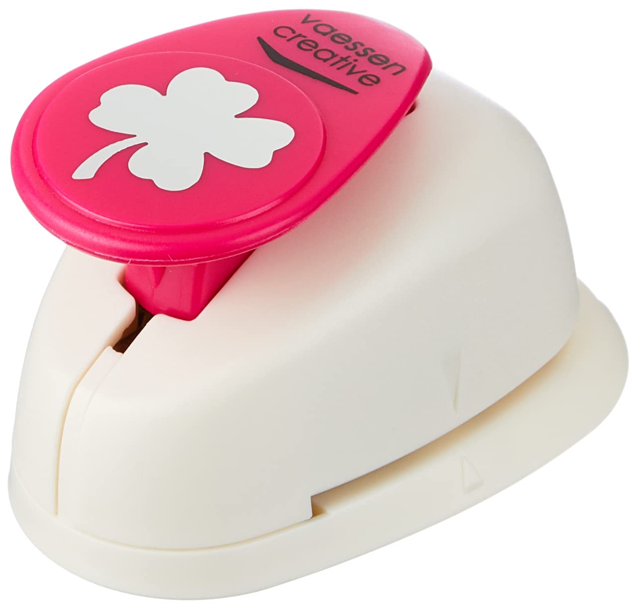 Vaessen Creative Craft Paper Punch - Four-Leaf Clover - 2,4 x 2,1 cm - Circle Cutter for Crafting and Card Making