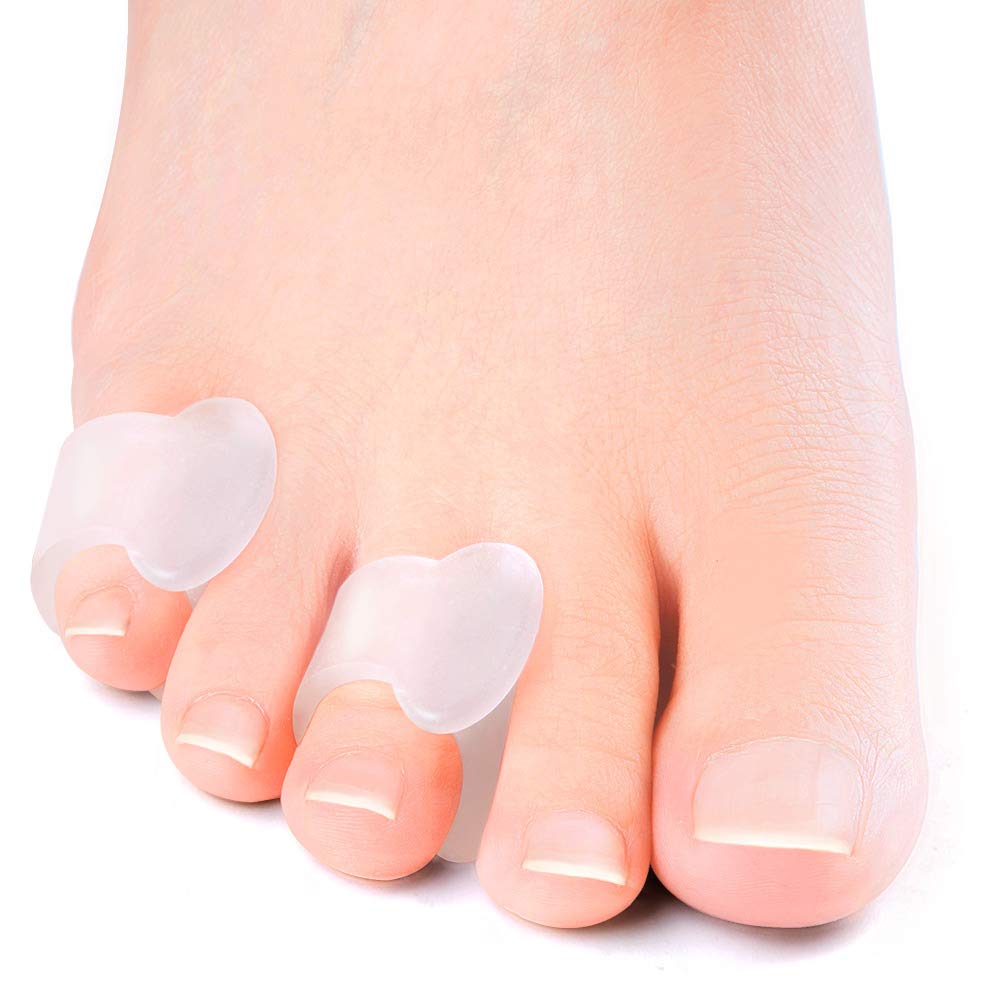 Welnove Gel Toe Separator, Pinky Toe Spacers, Little Toe Cushions