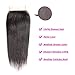 Brazilian Straight Hair With Closure 3 Bundles Unprocessed Virgin Human Hair Bundles With Lace Closure Free Part Hair Extensions Natural Color (16 18 20+14,Middle Part)