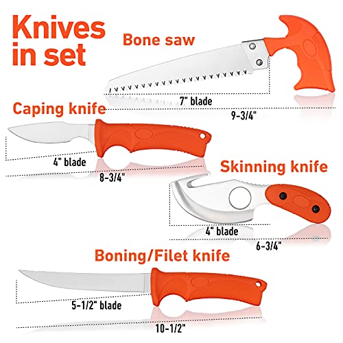 Maxam Field Dressing Kit, for Hunters and Fishermen, Portable Game