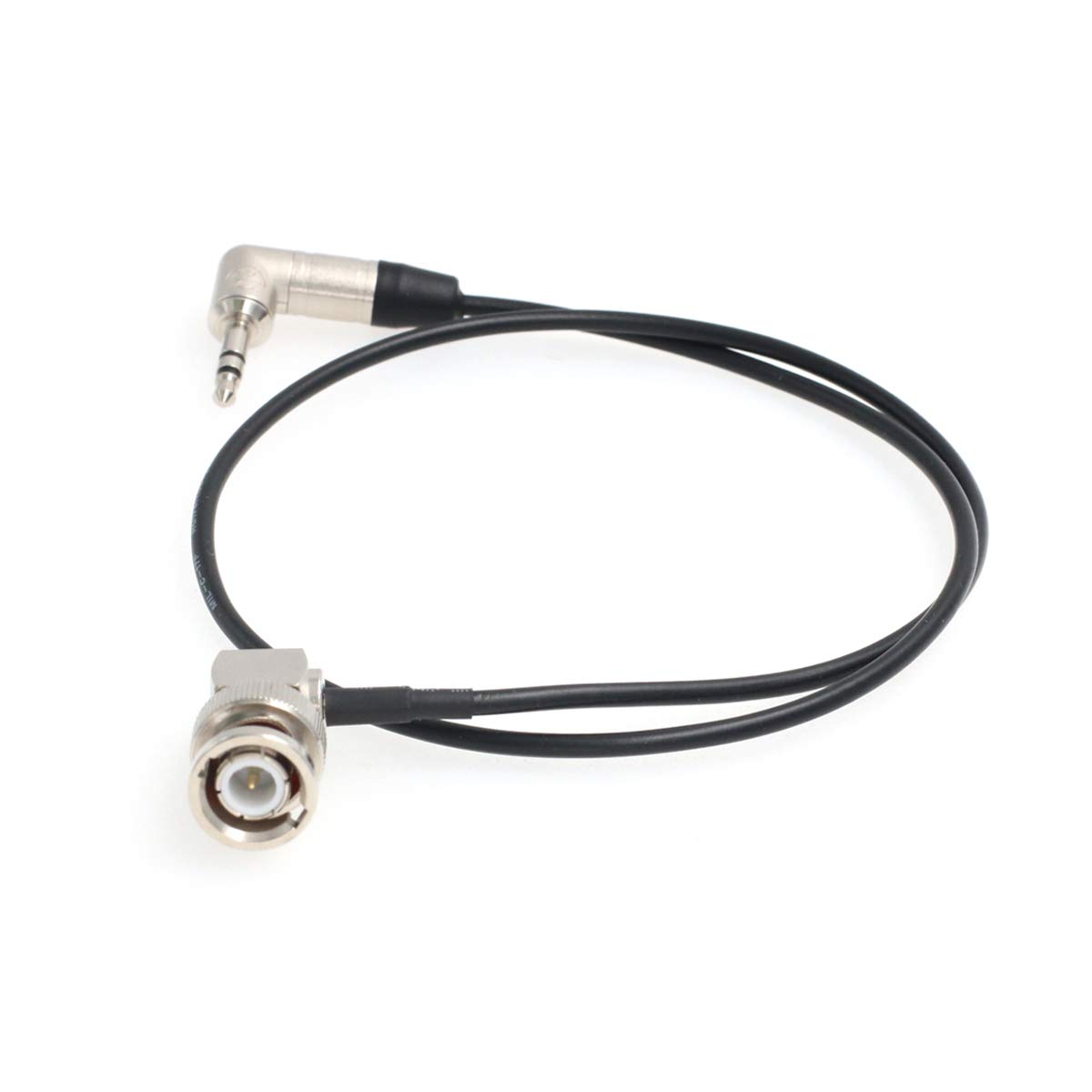 SZRMCC Tentacle Sync Right Angle 3.5mm TRS to BNC Timecode Cable for ARRI Amira Camera Canon C300 C500…