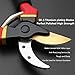 Pruning Garden Shear, Premium Titanium Gardening Clippers Scissors, WOTF Professional 8” Tree Trimmers with Sponge Handle Protector for Man/Women.thumb 2