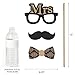 Big Dot of Happiness Better Together - Wedding Photo Booth Props Kit 20 Count