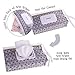 Ava & Kings 4pc Baby Wipes Travel Carrying Case Holder Dispenser Refillable Moist Diaper Wet Wipe Clutch w/Button Strap Unisex Variety Pack |New & Improved Design| Set 2: White Arrow & Gray Pixel