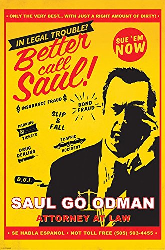 Better Call Saul Sue 'Em Now Maxi Poster 61x91.5cm