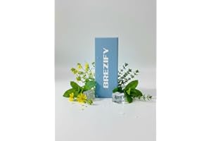 Brezify Mullein Herbal Diffuser with Extracts of Mullein, Thyme and Mint - Quit Bad Habits Device - Menthol Scent