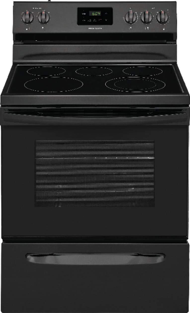 Frigidaire FFEF3052TB 30" Electric Smooth Top Freestanding Range Manual Clean