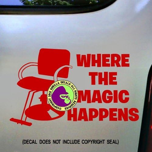 Amazon Com Where The Magic Happens Hair Stylist Chair Stylist