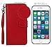 iPhone 6 plus/6S plus 2 in 1 Wallet Case，Hynice Folio Flip PU Leather Case Magnetic Detachable Slim Back Cover Card Holder Slot Wrist Strap wallet for iPhone 6 plus/6S plus 5.5 
