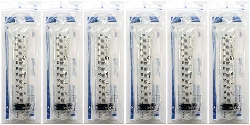 Syringe Only 60 CC (ML) - Leur Lock Tip - Monoject - Pack of 6