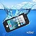 iPhone 5S Waterproof Case, Vcloo® iPhone 5 Waterproof Case, Dust Proof, Snow Proof, Shock Proof Case, Heavy Duty Protective Carrying Cover Case for iPhone 5S, iPhone 5 with Touched Screen Protector (Black)