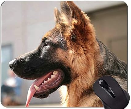 Amazon マウスパッド ジャーマンシェパード犬子犬かわいいマウスパッド ステッチされたエッジを持つ犬のマウスパッド Yanteng マウスパッド 通販