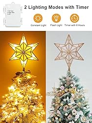 Christmas Decorations, Christmas Tree Topper Star