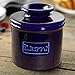 Butter Bell - The Original Butter Bell crock by L Tremain, a Countertop French Ceramic Butter Dish Keeper for Spreadable Butter, Café Retro Collection, Cobalt Blue, Glossy Finish