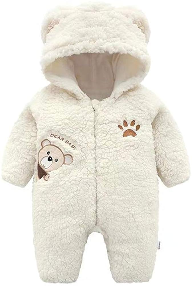 infant fleece snowsuit