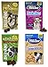 Bil-Jac Treats 4 Bag Combo Pack - Peanut Butter Nanas Dog Treats 4oz, Liver Treats 4oz, Yapple-Nanas 4oz, and Little Gooberlicious 4oz