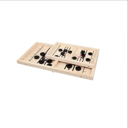 Amazon 速いスリングpuckゲーム スリングショットゲームおもちゃ テーブルホッケー党ゲーム 木表家族ゲーム 勝者ボードゲームおもちゃ ボードゲーム おもちゃ