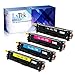 LxTeK Compatible Toner Cartridge Replacement for Canon 118 (4 Pack) for Canon ImageCLASS MF726Cdw LBP7660Cdn MF8380Cdw MF8580CDW LBP7200CDN MF8350Cdn MF729CDW (1 Black|1 Cyan|1 Magenta|1 Yellow)