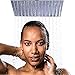 12 inch Square Rain Shower Head EVEN LOW WATER PRESSURE Rainfall Shower Head - Modern Waterfall Fixed Showerhead Easy Clean and Install Made of Durable Ultra Thin Solid 304 Stainless Steel - No Arm