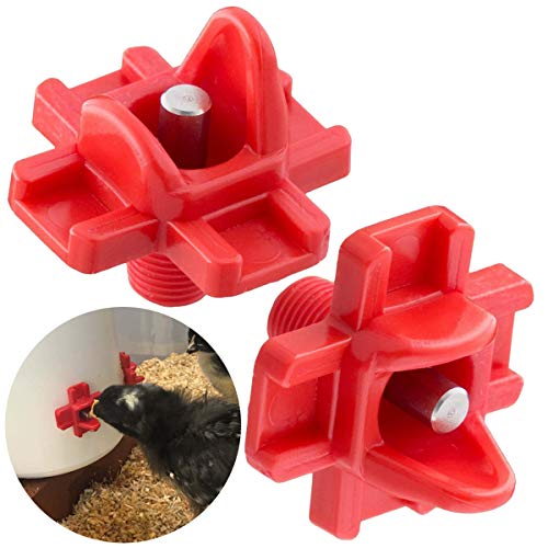 SOONHUA Geflügeltränke, horizontal, seitlich, automatisch, für Geflügel, 12 Stück – Bild 3