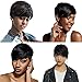 WTB Hair Short Synthetic Wigs For Black Women Black Cosplay Wigs with Free Wig Cap