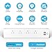 Fujimoto Dengyo HLT WiFi Smart Power Strip Surge Protector Compatible with Alexa Google Assistant, Smart Multi Plug Outlet with 4 Outlet and 2 USB Port