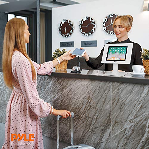 Pyle Anti Theft Tablet Security Stand Table Mount Desktop Ipad Kiosk
