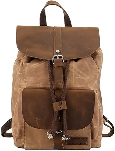 Amazon リュック メンズ レディース 男性 帆布 バックパック キャンバス シンプル 大容量 ミリタリー アウトドア 旅行かばんリュック メンズ ビジネスリュック ビジネスリュック メンズ大学生 高校生 旅行 グレー 34 23 18cm ノーブランド品 メンズ