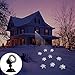 EAMBRITE LED Snowflake Projector Light Decorated Snowflake Spotlight for Holiday Christmas Wedding Party (led Snowflake Projector)