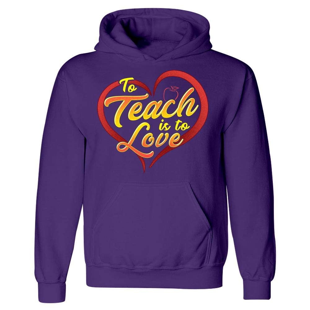Inspirational Tea To Teach Is To Love With Heart And Apple T Shirt