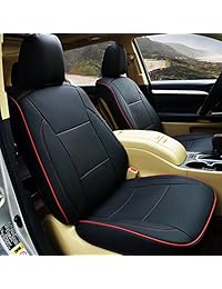KUST zd31921 W Asiento de coche cubre, ajuste personalizado Seat Covers Fit para Toyota Highlander, pack de Auto Asiento Reposacabezas Covers 4pcs funda para sillín, 4pcs Back Cover, 5pcs Tapa, sólo para 1st and 2 nd Fila Asientos