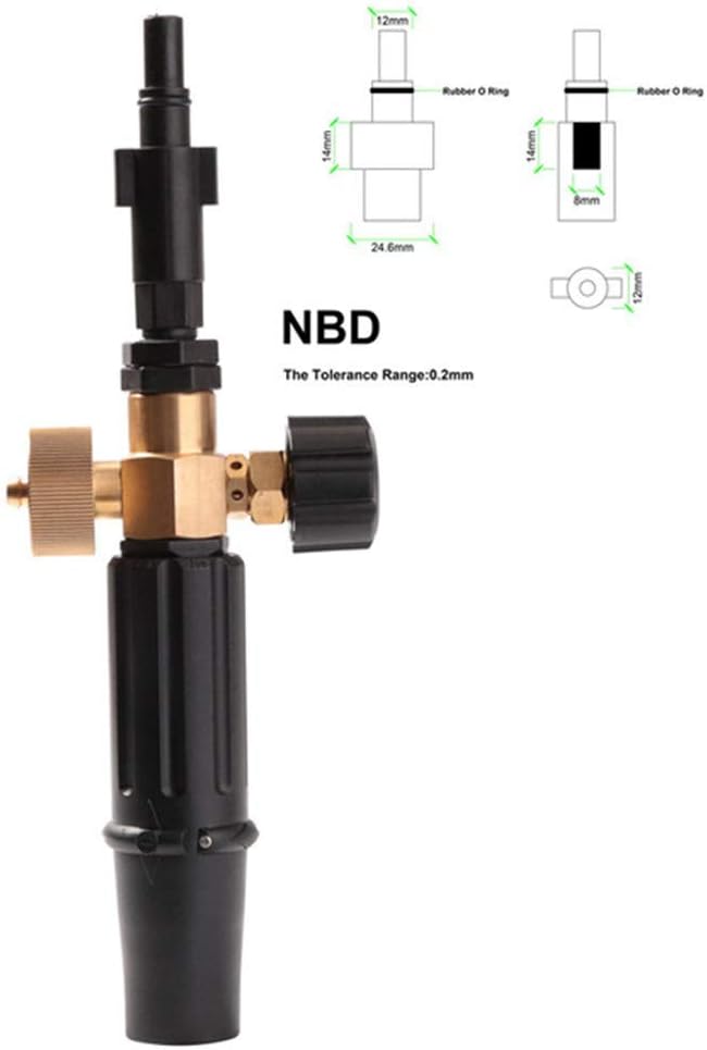 MJJC Snow Foam Lance with Adapter and Connection Tube 7 Kinds of Adapter Available (NBD Adapter)