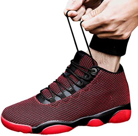 Gyouanime Sports Running Shoes Mens Lace Up Slip On Shoes Men Net Flat Wedge Basketball Sneakers Outddor Walking Loafers