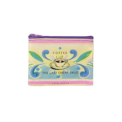 Blue Q Coin Purse Coffee Money, Multicolor, Small