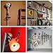 AMAZING CACTUS Moptrek el Garage Storage 9 PCS,Utility Double Hooks,Heavy Duty for Organizing Power Tools,Laddy,Bulk Items,Wall Mount Tool Holder for Home Chair Ladder,Shovel Holder,Bike Hanger