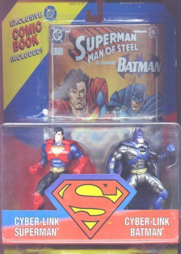 Cyber-link superman & cyber link batman 5" act…