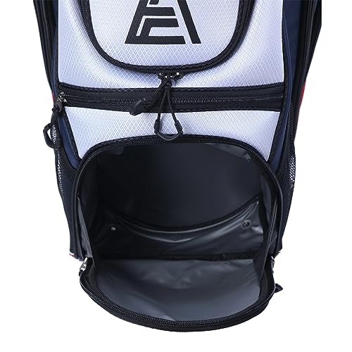 ASK ECHO T-Lock Golf Cart Bag with 14 Way Organizer Divider Top