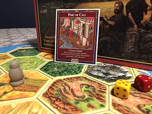 Port of Call Game Bonus Card - Unofficial Settlers of Catan Expansion