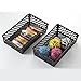 Officemate OIC Achieva Large Supply Basket, Pack of 2, Recycled, Black (26202)
