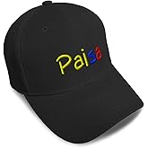 Speedy Pros Baseball Caps for Men & Women Embroidered Paisa Colombian Embroidery Ladies & Men Baseball Hats Acrylic