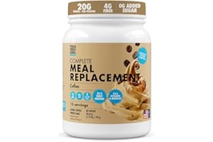 Yes You Can! Meal Replacement Shake - 20G Protein, 4G Fiber, 21 Vitamins & Minerals, 0G Added Sugar - Meal Replacement Protein Powder - Complete All-in-One Nutrition - 15 Servings (Coffee)