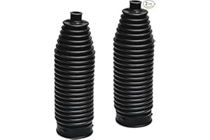 Detroit Axle - Boots for Silverado Sierra Yukon XL Suburban Dodge Ram 1500 Challenger Escalade Tacoma, 2pc Rack and Pinion Ti