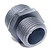 WKUP F002, 1 NPT Male to 3/4 GHT Male Adapter, Rubber O-Ring Included on NPT End (Pack of 2)