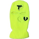 3 Hole Uzi Balaclava Knitted Full Face Cover Ski Mask Winter Windproof Neck Warmer Thermal Cycling for Men Women