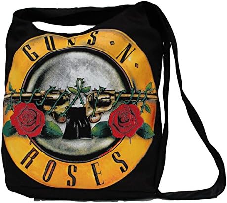 Guns N Roses Bullet Seal Graphic Tote Messenger Bag