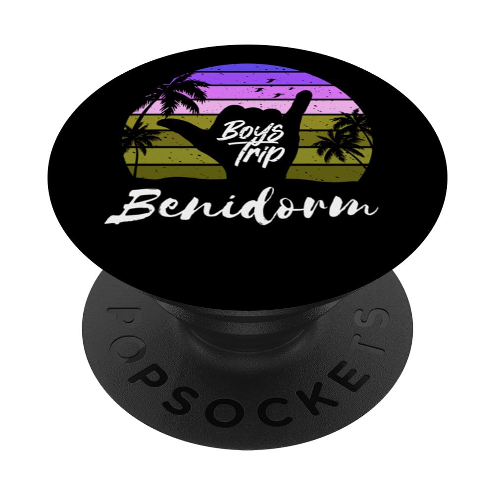 Boys Trip Benidorm Spain PopSockets Adhesive PopGrip
