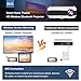 Bluetooth Projector Wireless LED 3900 Lumen Android Bluetooth Proyector Smart Wifi HD WXGA Home Theatre Projectors Airplay Miracast LCD 1080P Android Projector with Bluetooth HDMI USB VGA AV Audio Out